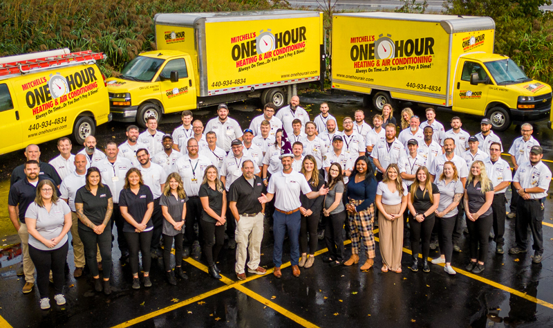 Mitchell's Magic One Hour Heating & Air Conditioning Team Picture